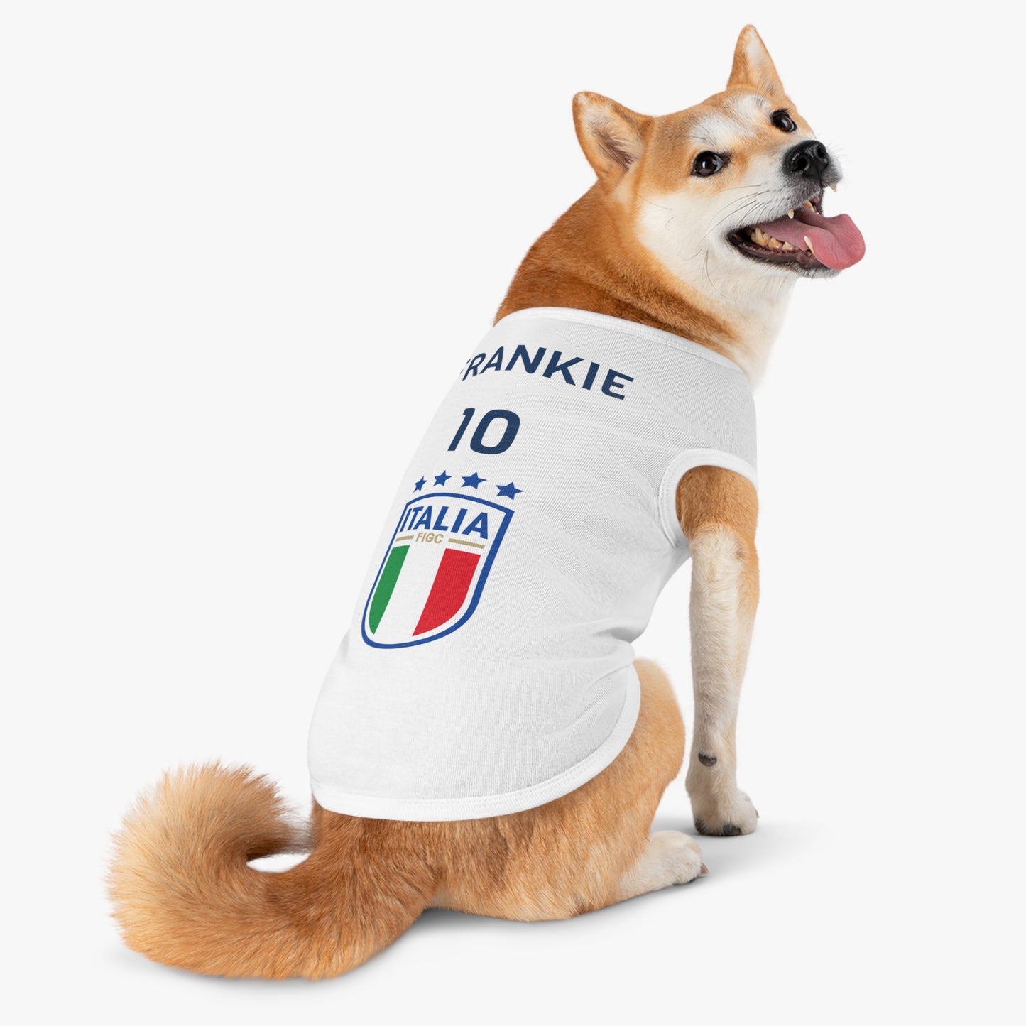Customizable World Cup Pet Top — Team Italy