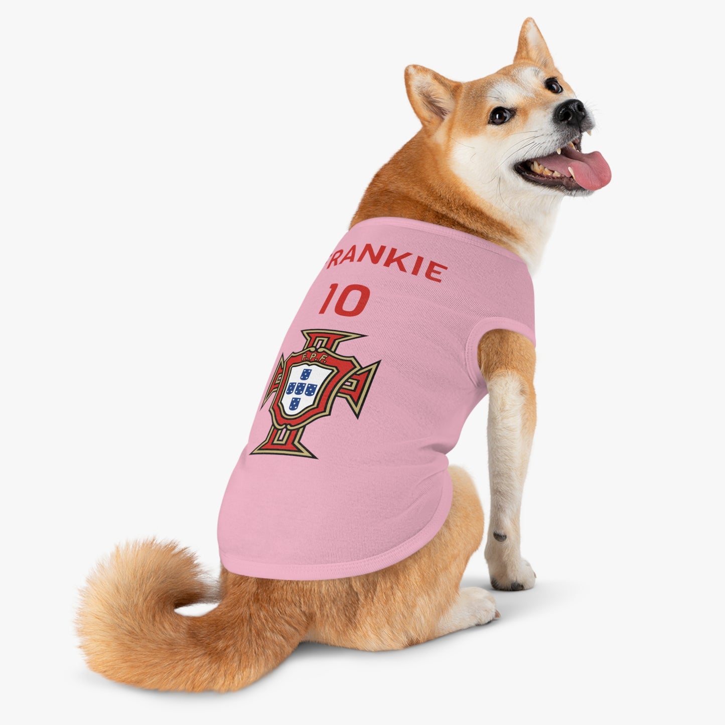 Customizable World Cup Pet Top — Team Portugal