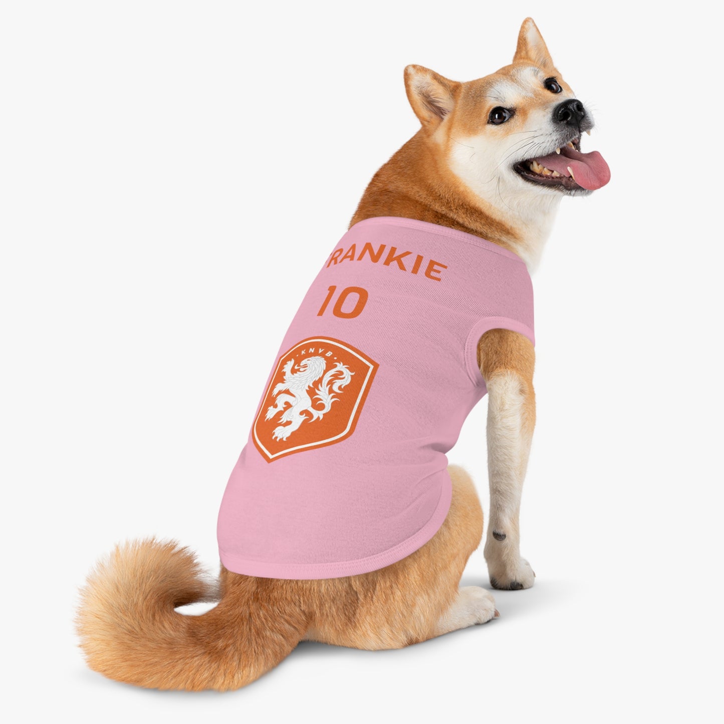 Customizable World Cup Pet Top — Team Netherlands