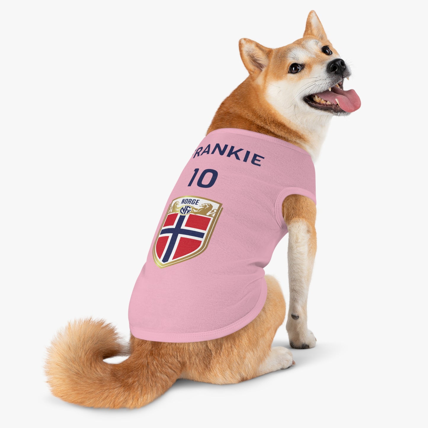 Customizable World Cup Pet Top — Team Norway