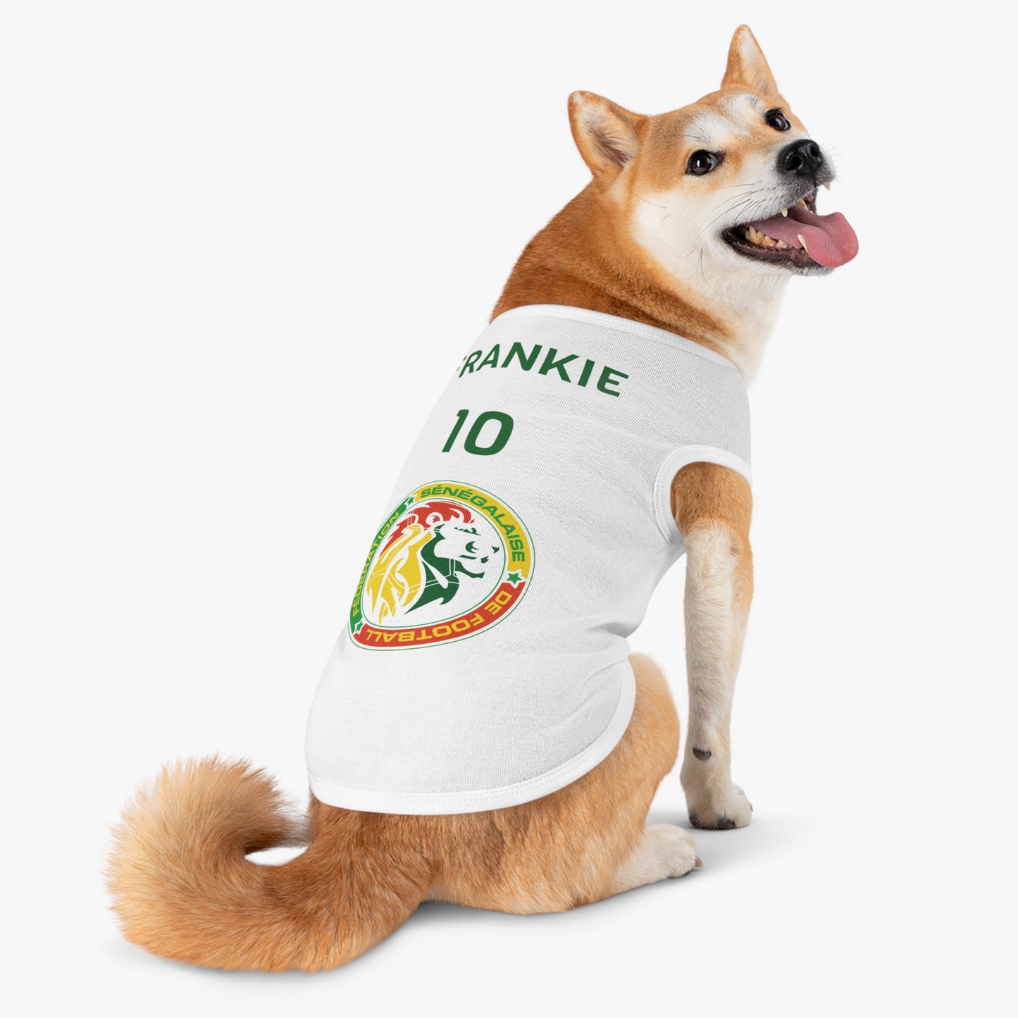 Customizable World Cup Pet Top — Team Senegal