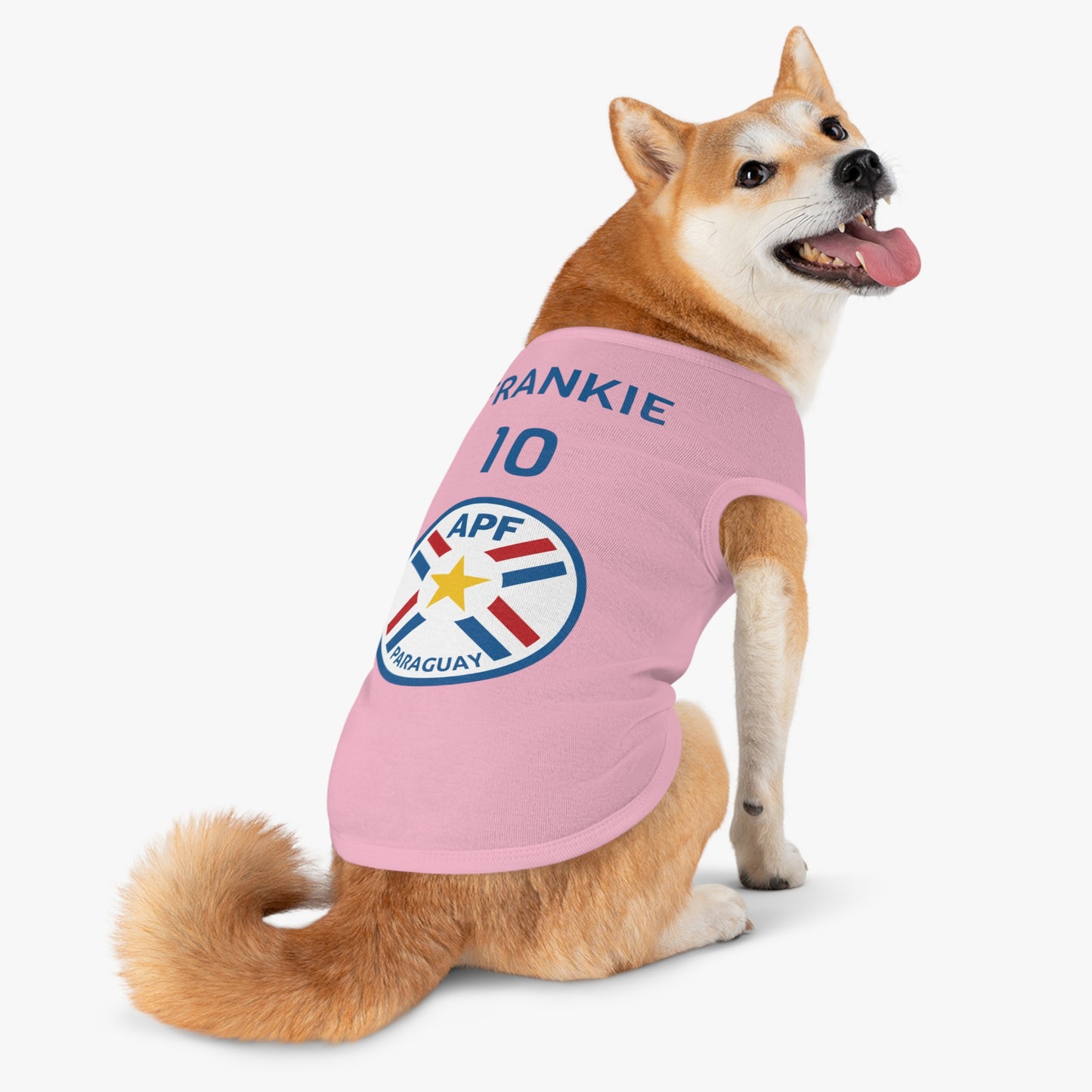 Customizable World Cup Pet Top — Team Paraguay