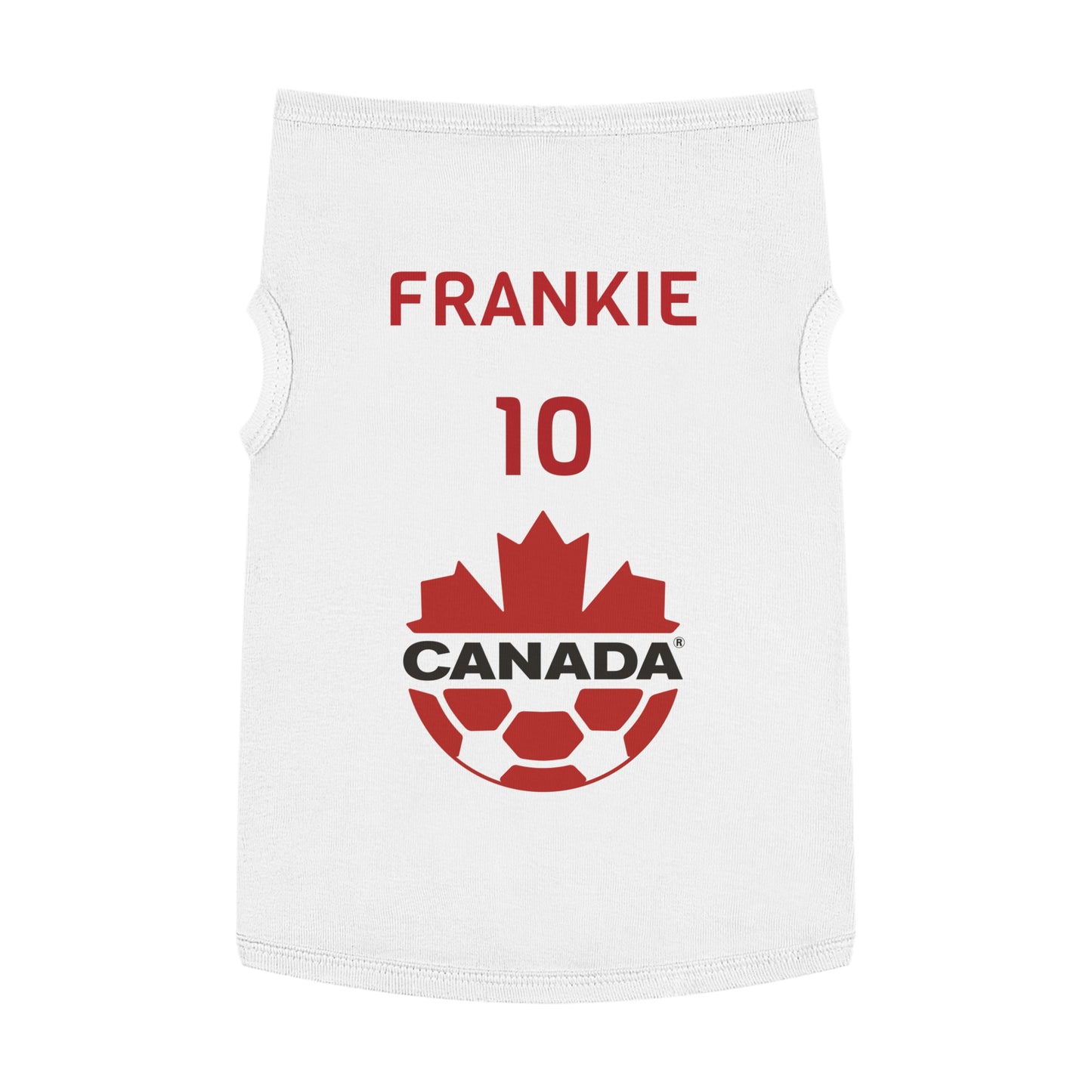 Customizable World Cup Pet Top — Team Canada