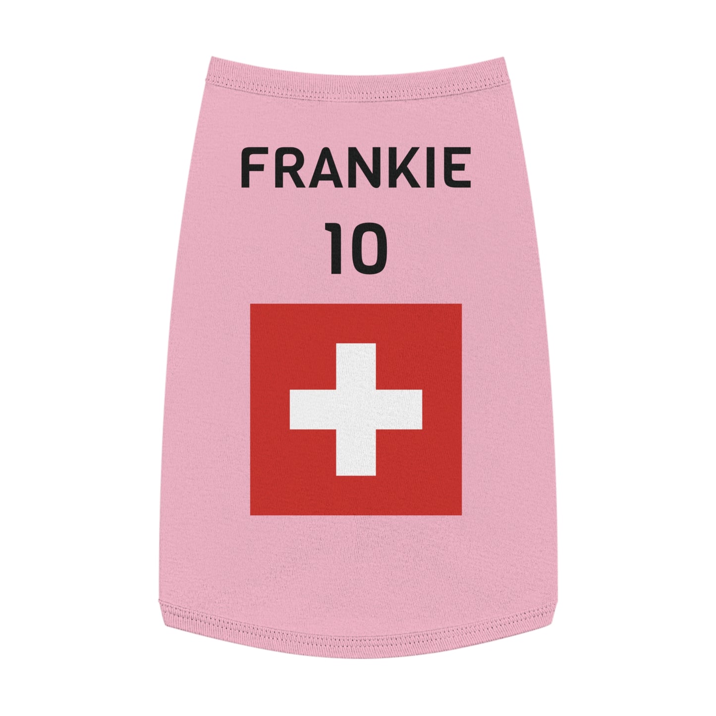 Customizable World Cup Pet Top — Team Switzerland