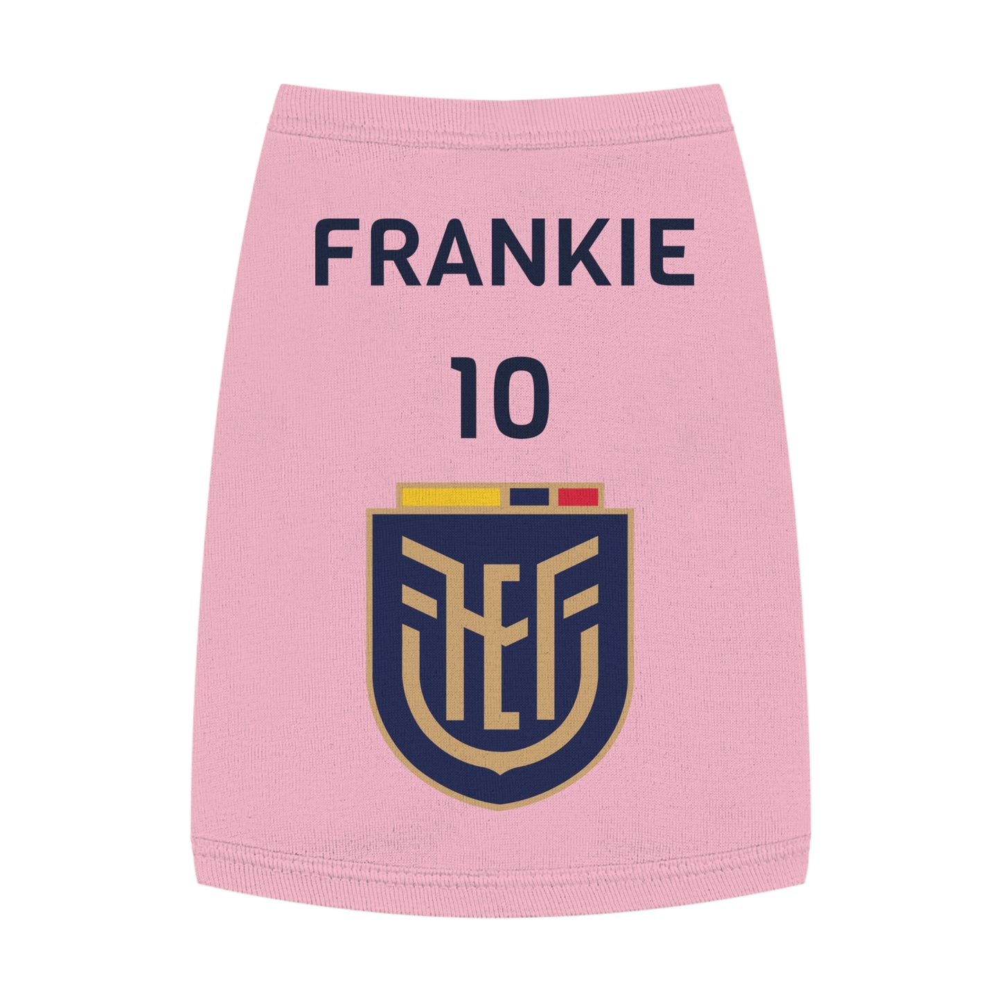 Customizable World Cup Pet Top — Team Ecuador