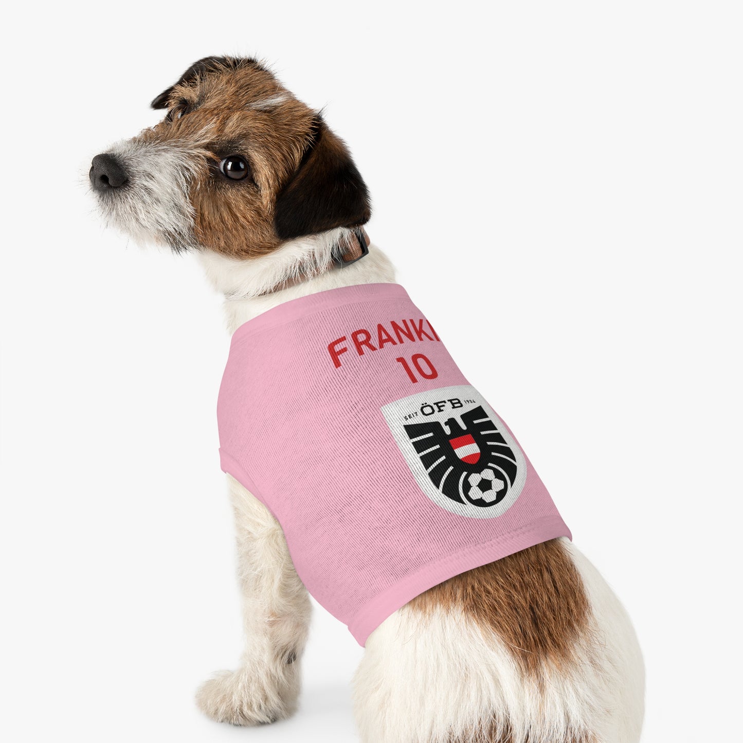 Customizable World Cup Pet Top — Team Austria