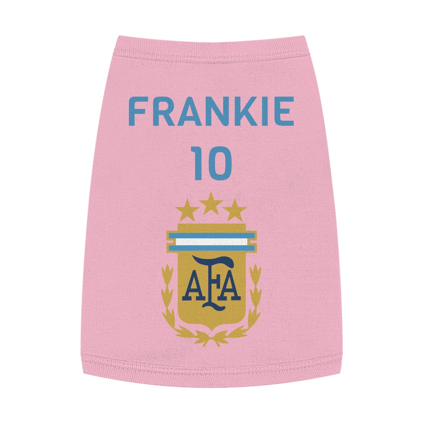 Customizable World Cup Pet Top — Team Argentina