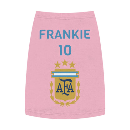 Customizable World Cup Pet Top — Team Argentina