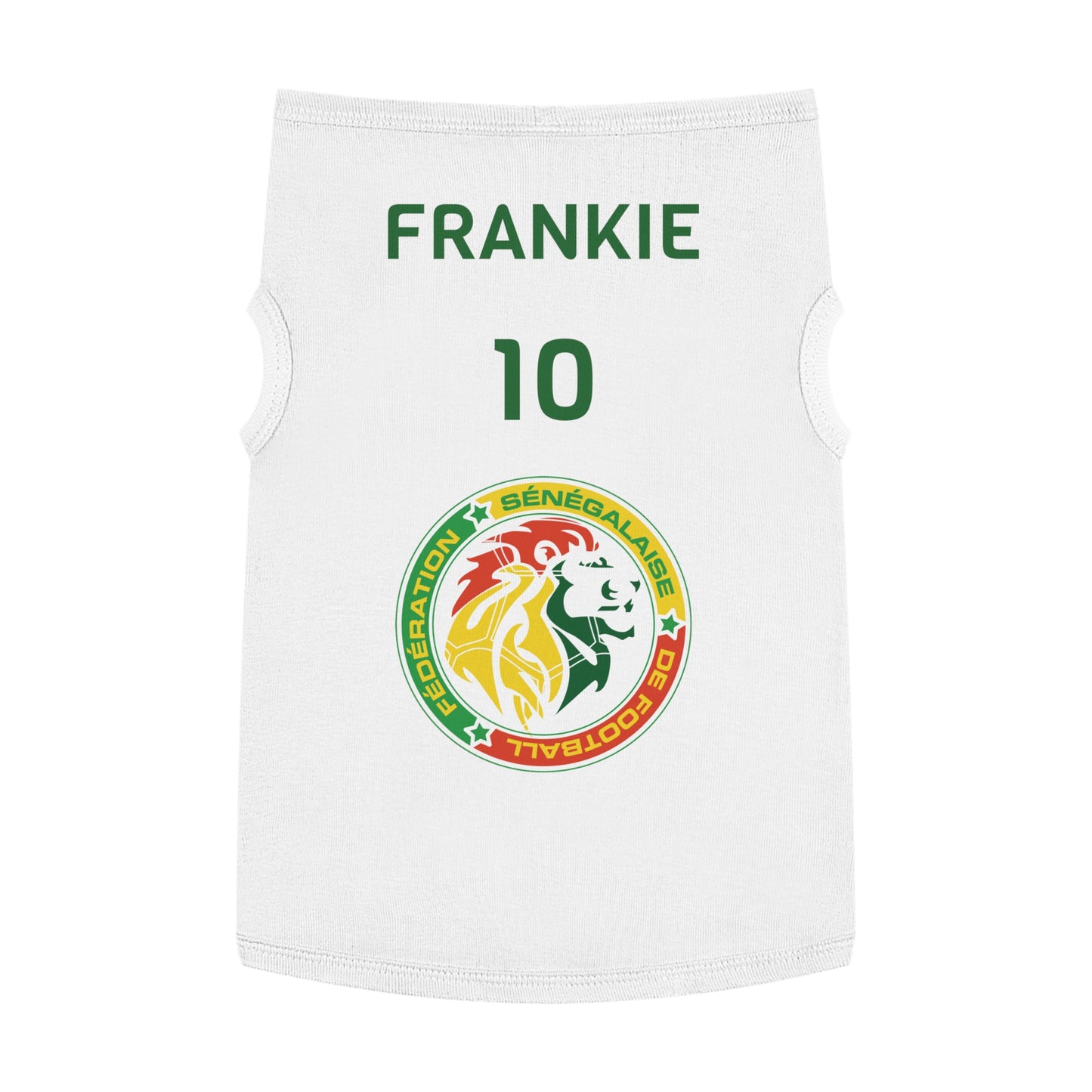 Customizable World Cup Pet Top — Team Senegal
