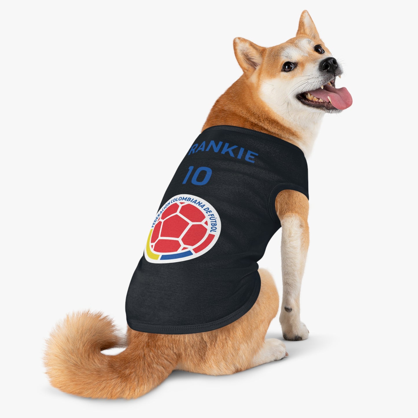 Customizable World Cup Pet Top — Team Columbia
