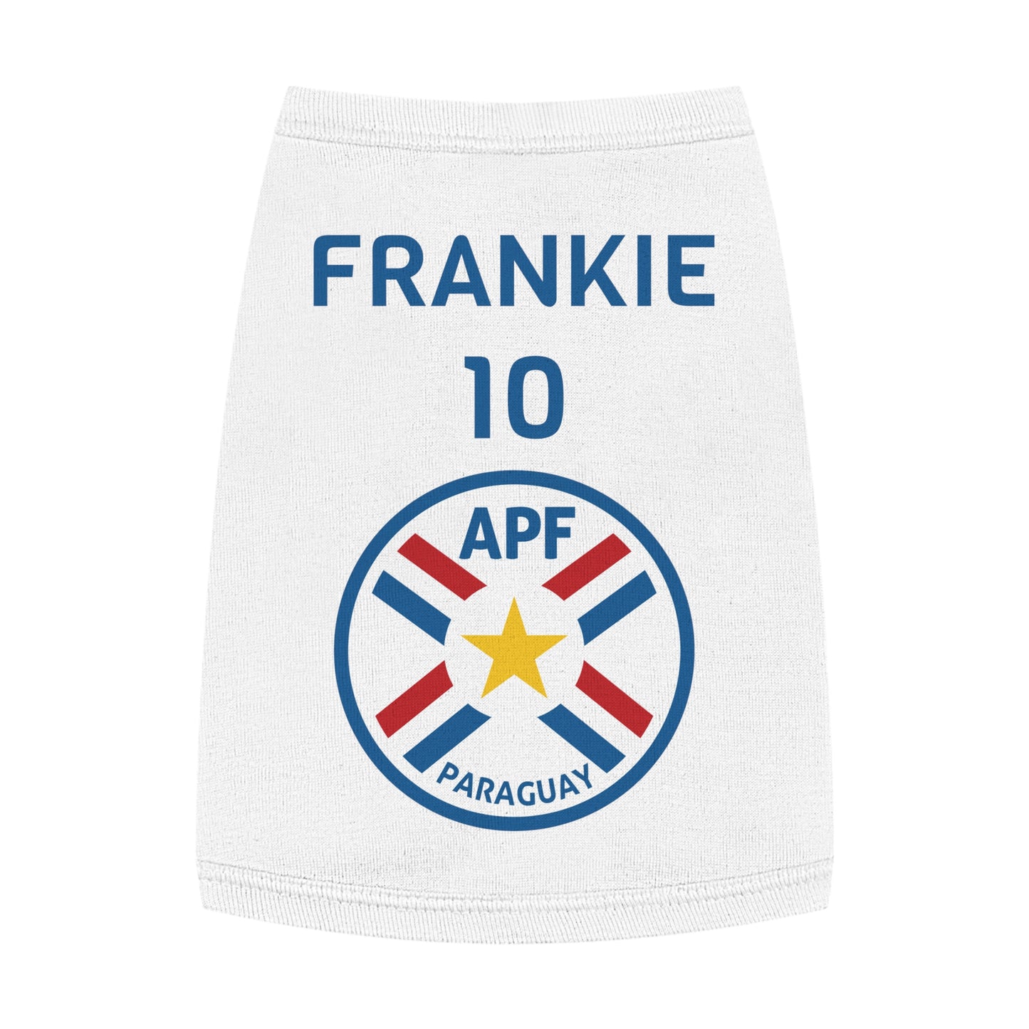 Customizable World Cup Pet Top — Team Paraguay