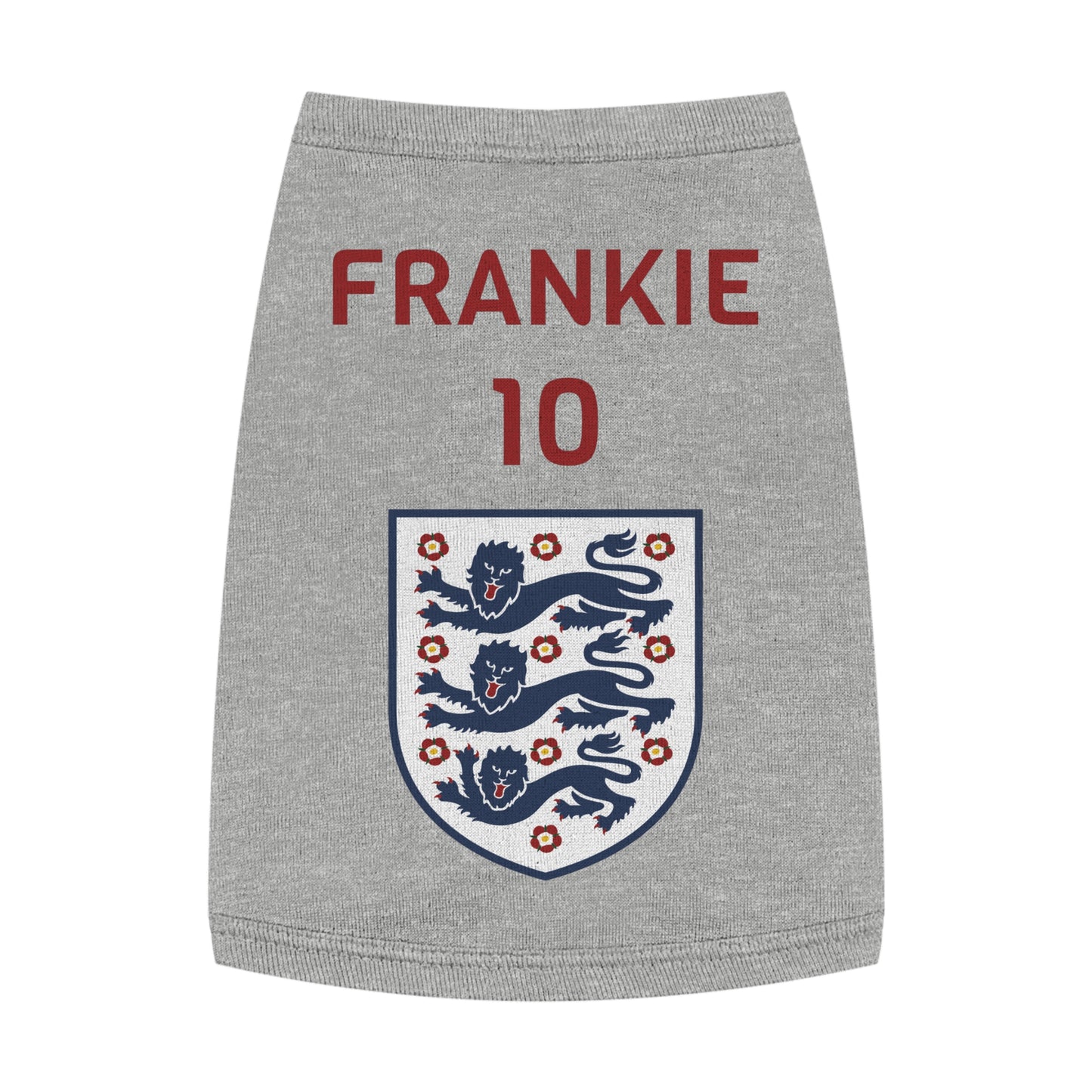 Customizable World Cup Pet Top — Team England