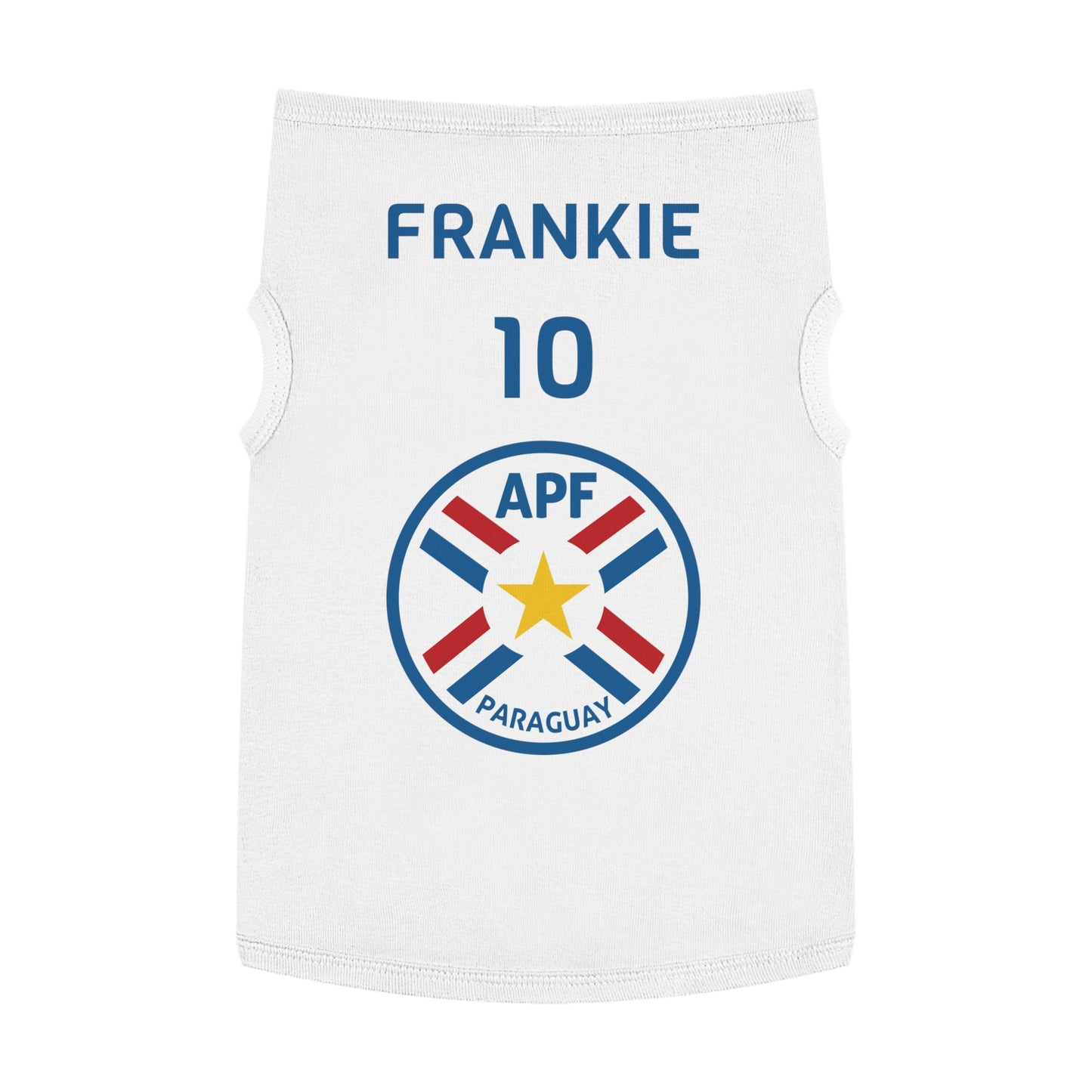 Customizable World Cup Pet Top — Team Paraguay