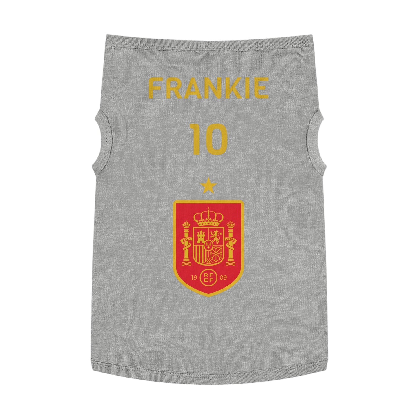 Customizable World Cup Pet Top — Team Spain