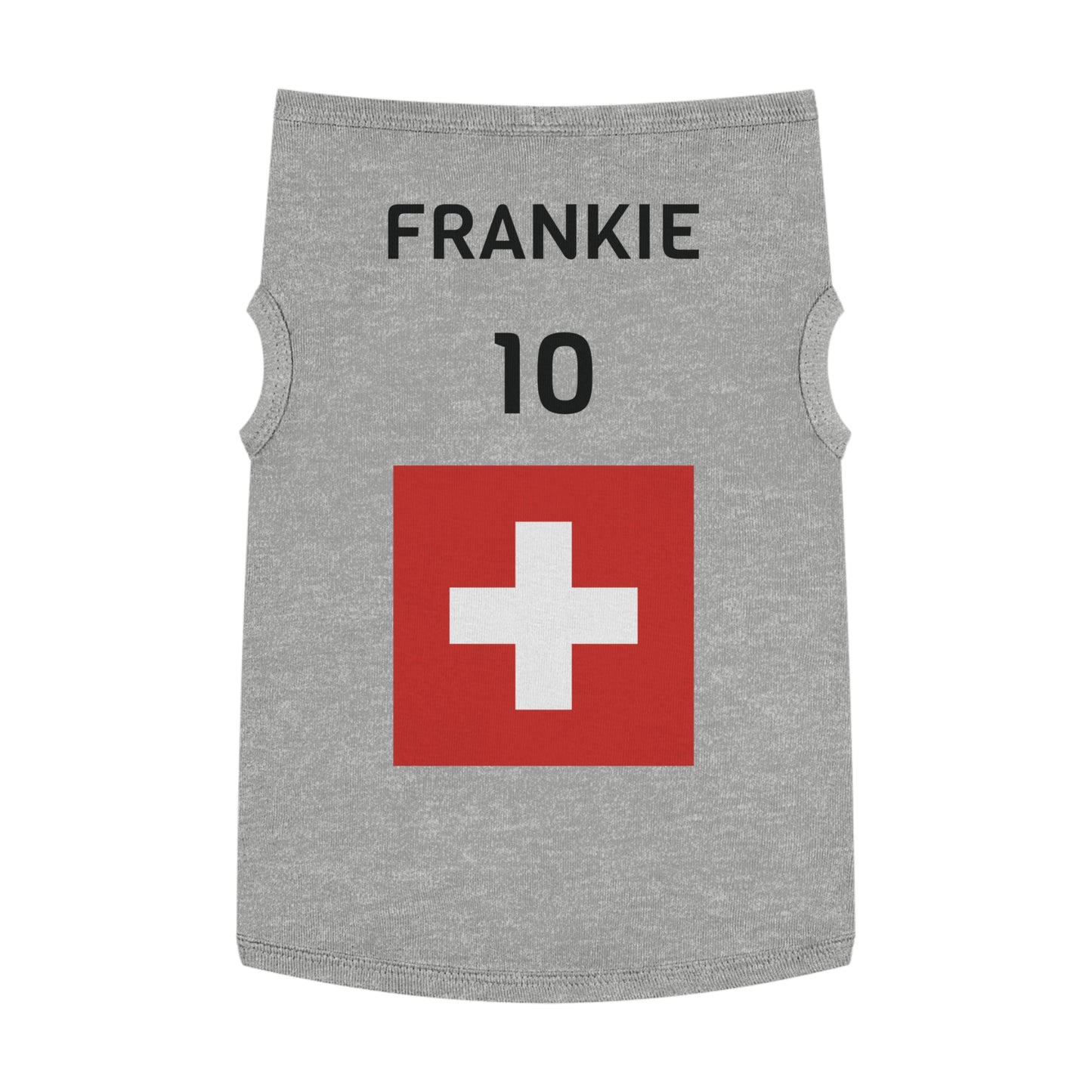 Customizable World Cup Pet Top — Team Switzerland