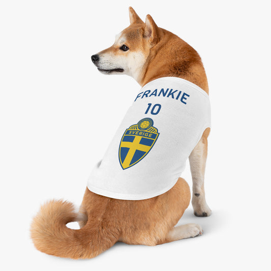 Customizable World Cup Pet Top — Team Sweden