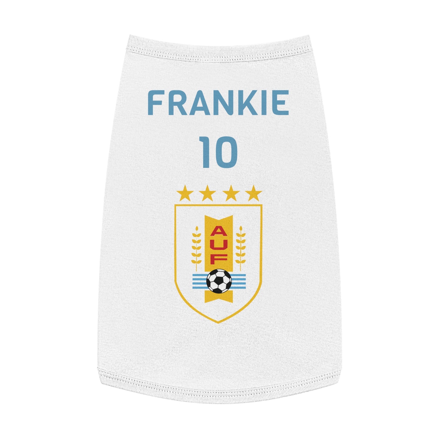 Customizable World Cup Pet Top — Team Uruguay
