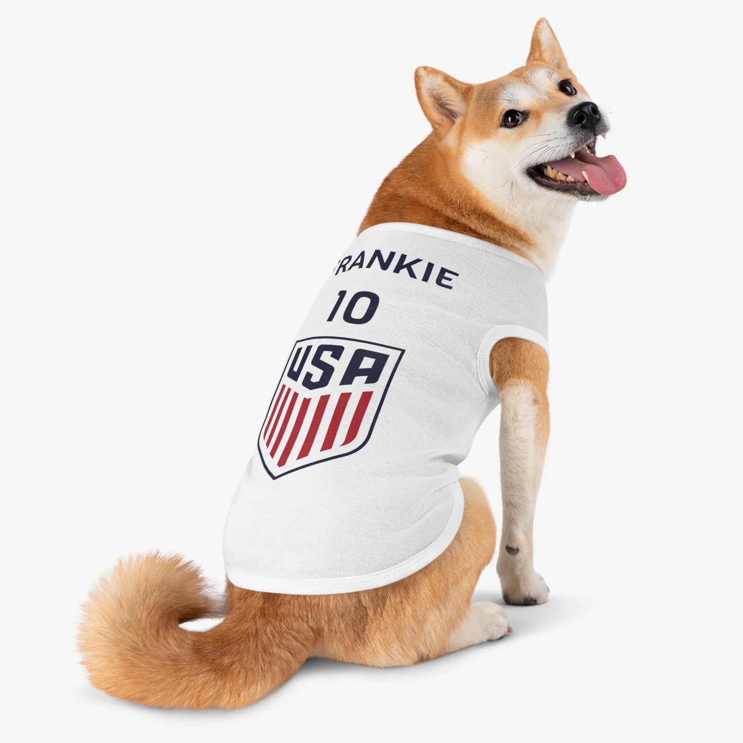 Customizable World Cup Pet Top — Team USA