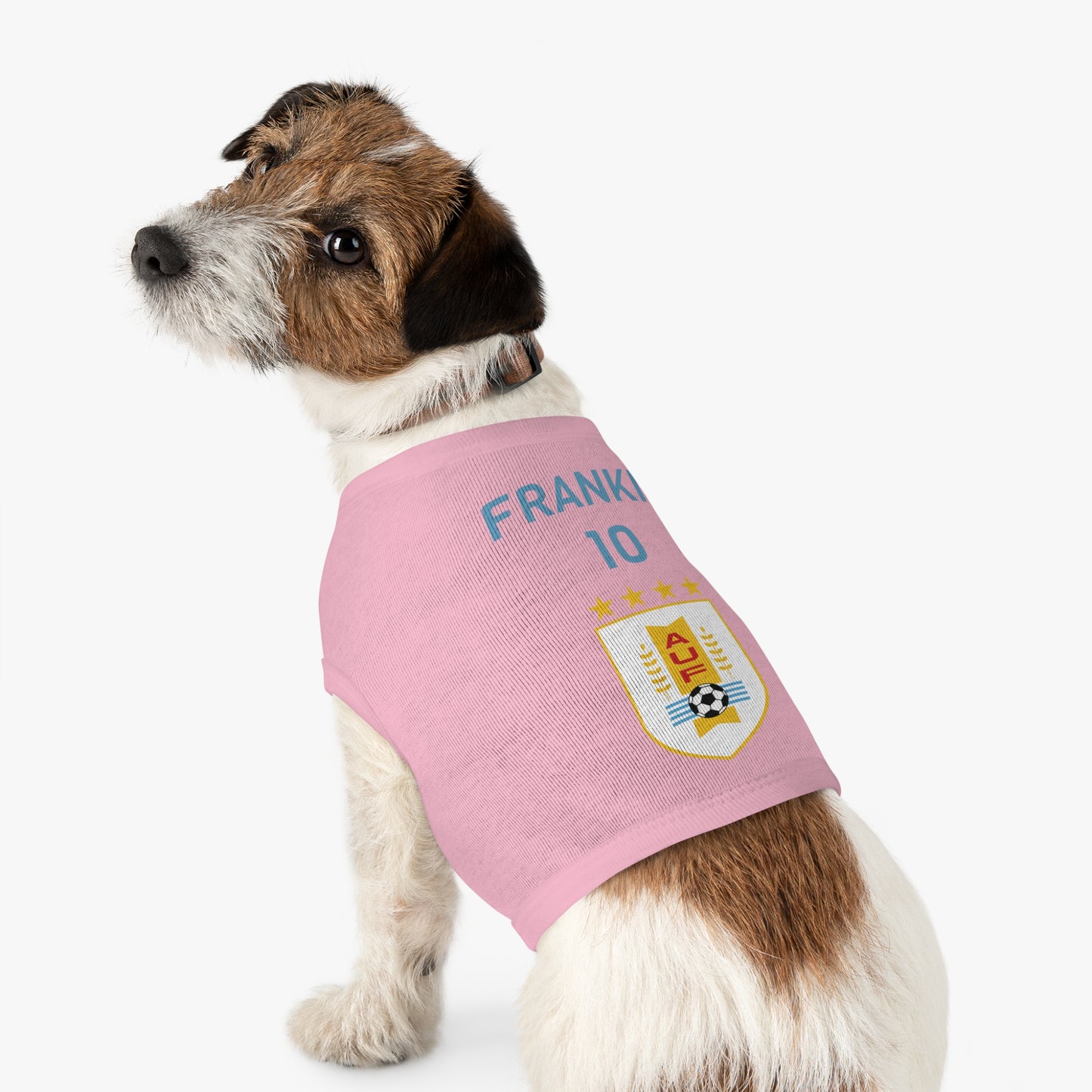 Customizable World Cup Pet Top — Team Uruguay