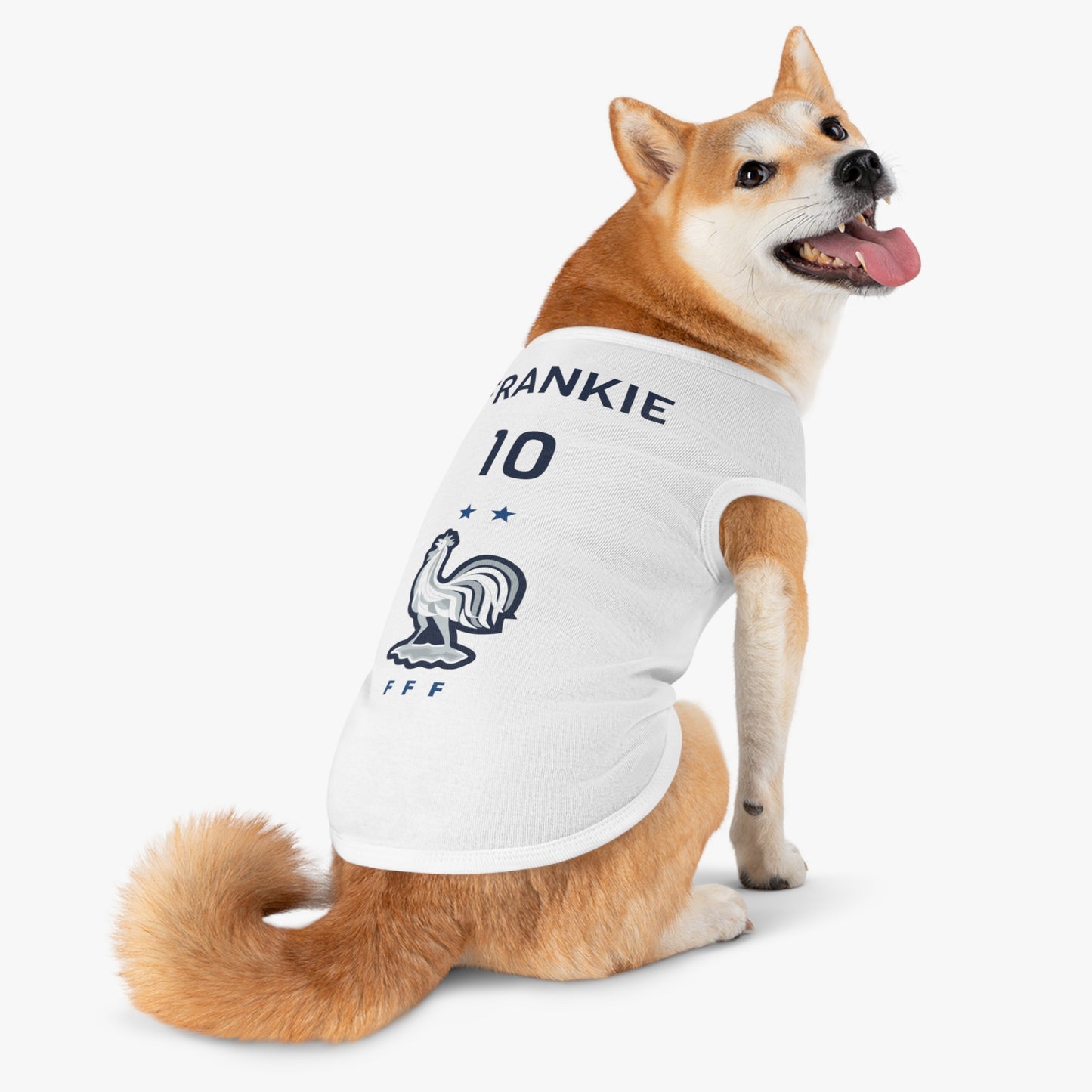 Customizable World Cup Pet Top — Team France