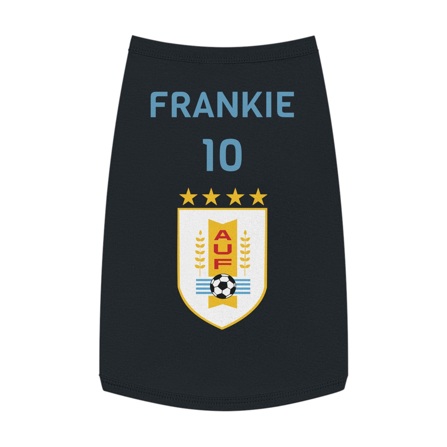 Customizable World Cup Pet Top — Team Uruguay