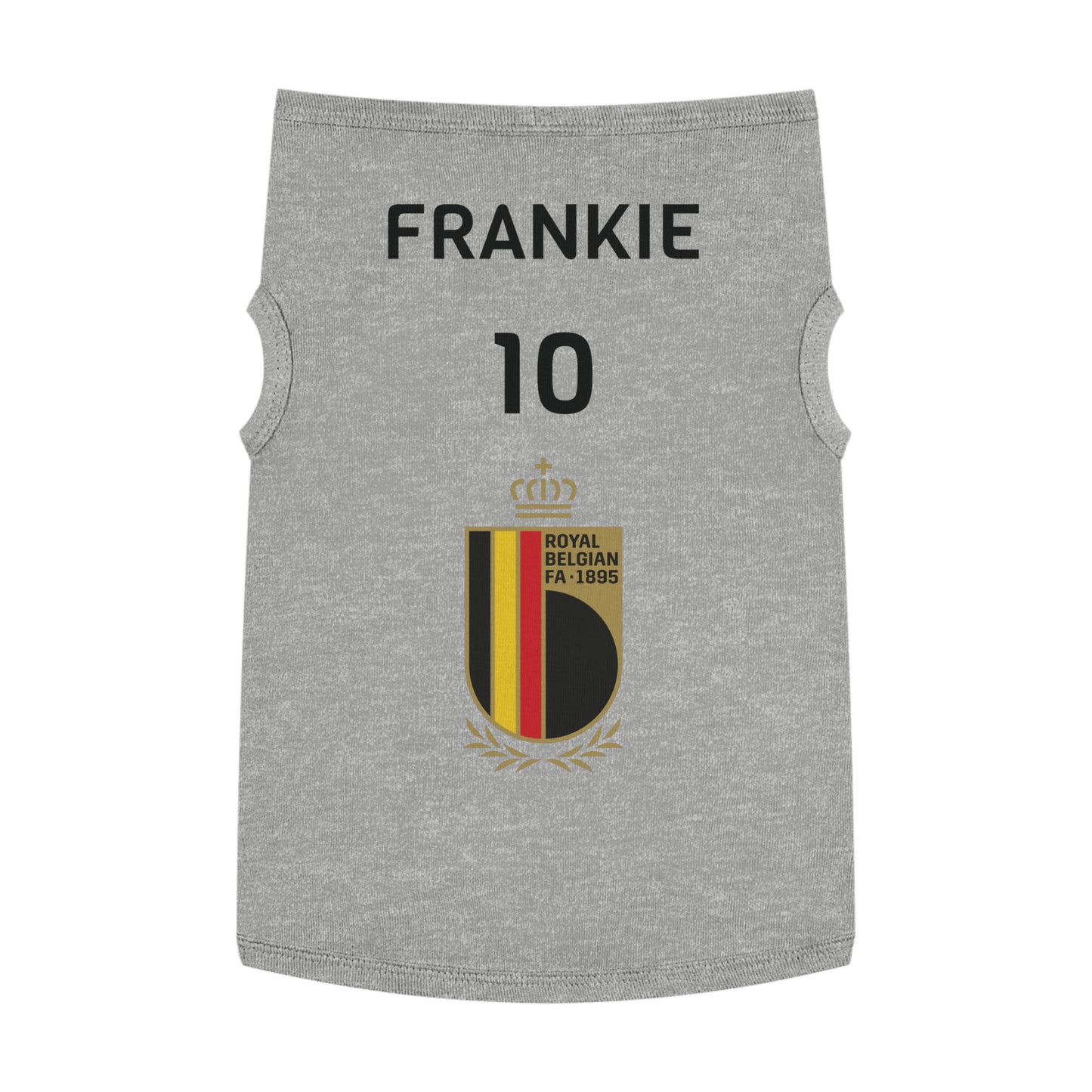 Customizable World Cup Pet Top — Team Belgium
