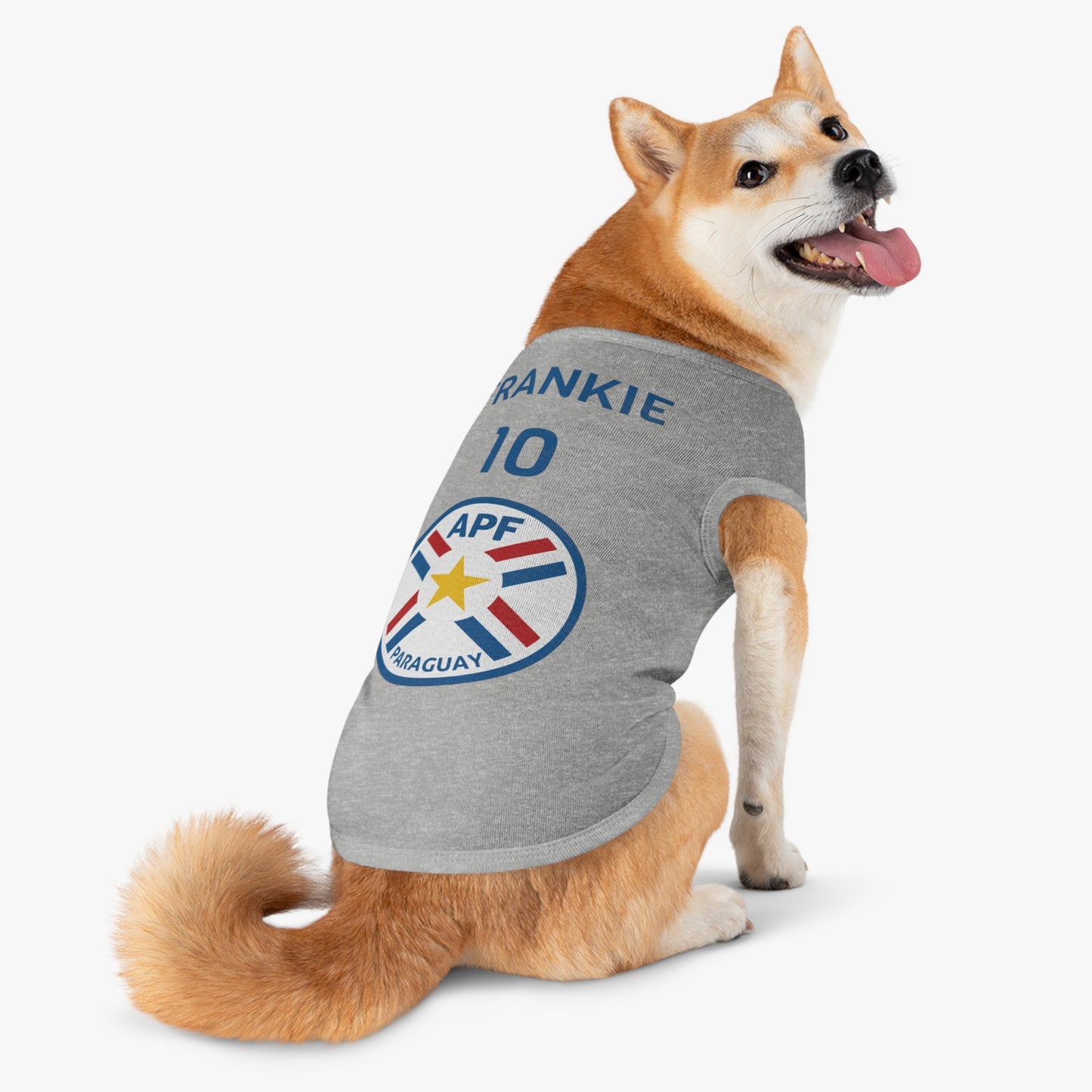 Customizable World Cup Pet Top — Team Paraguay