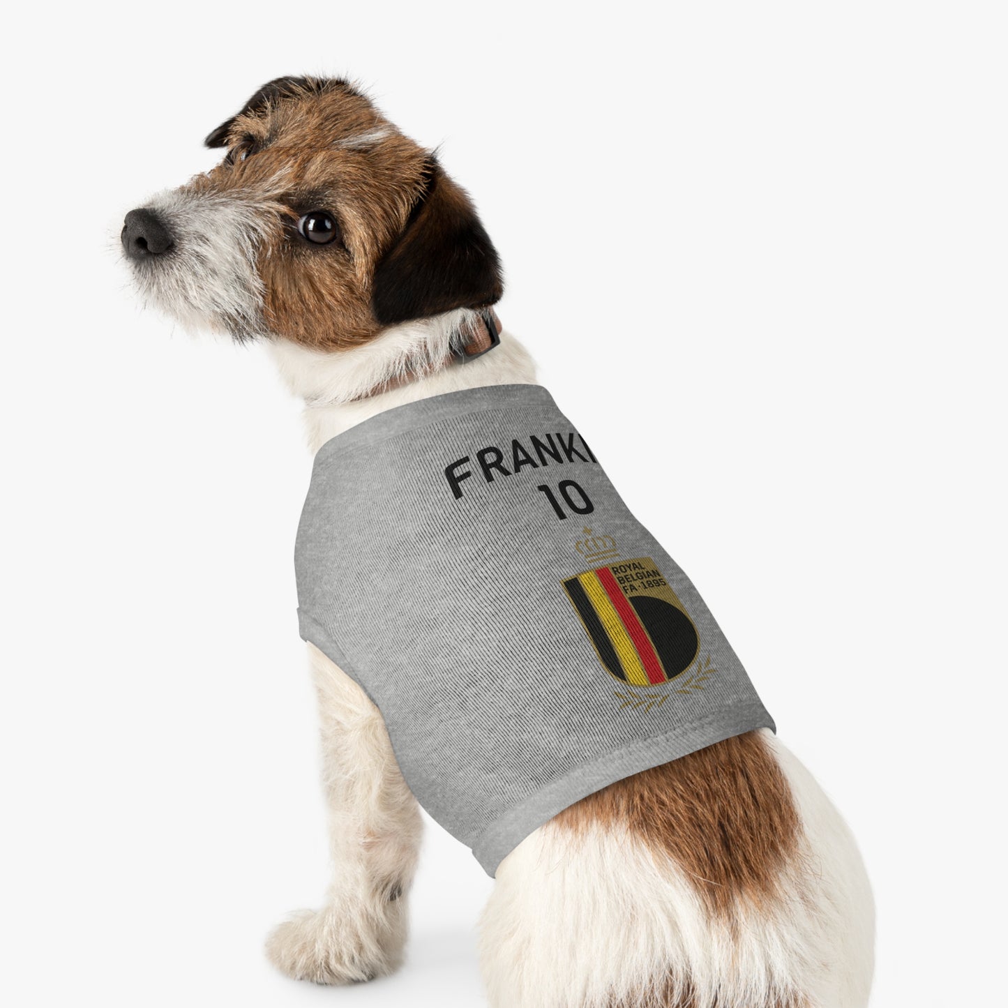 Customizable World Cup Pet Top — Team Belgium