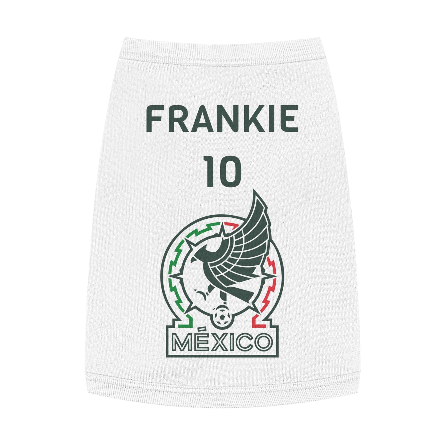 Customizable World Cup Pet Top — Team Mexico