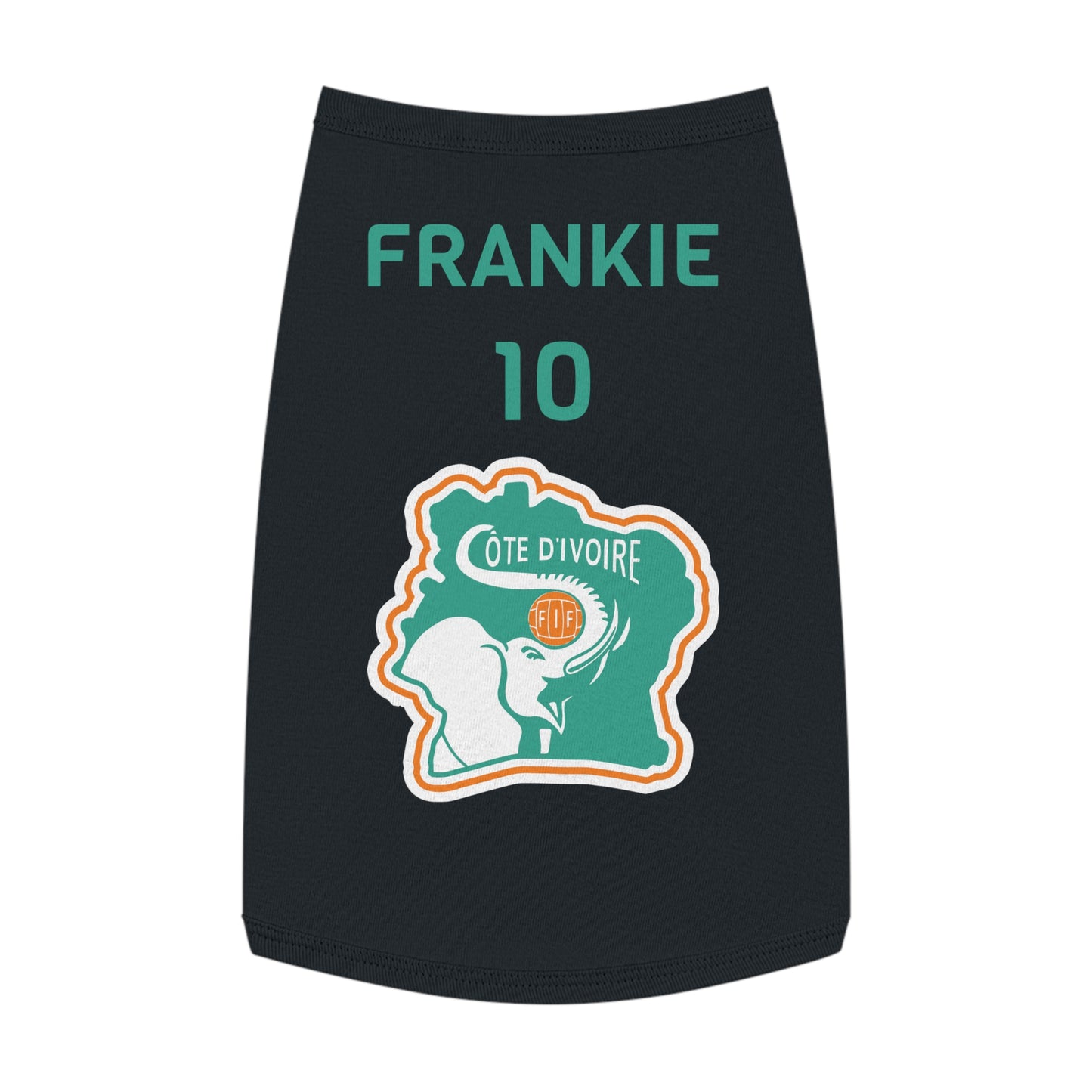 Customizable World Cup Pet Top — Team Cote D'Ivoire