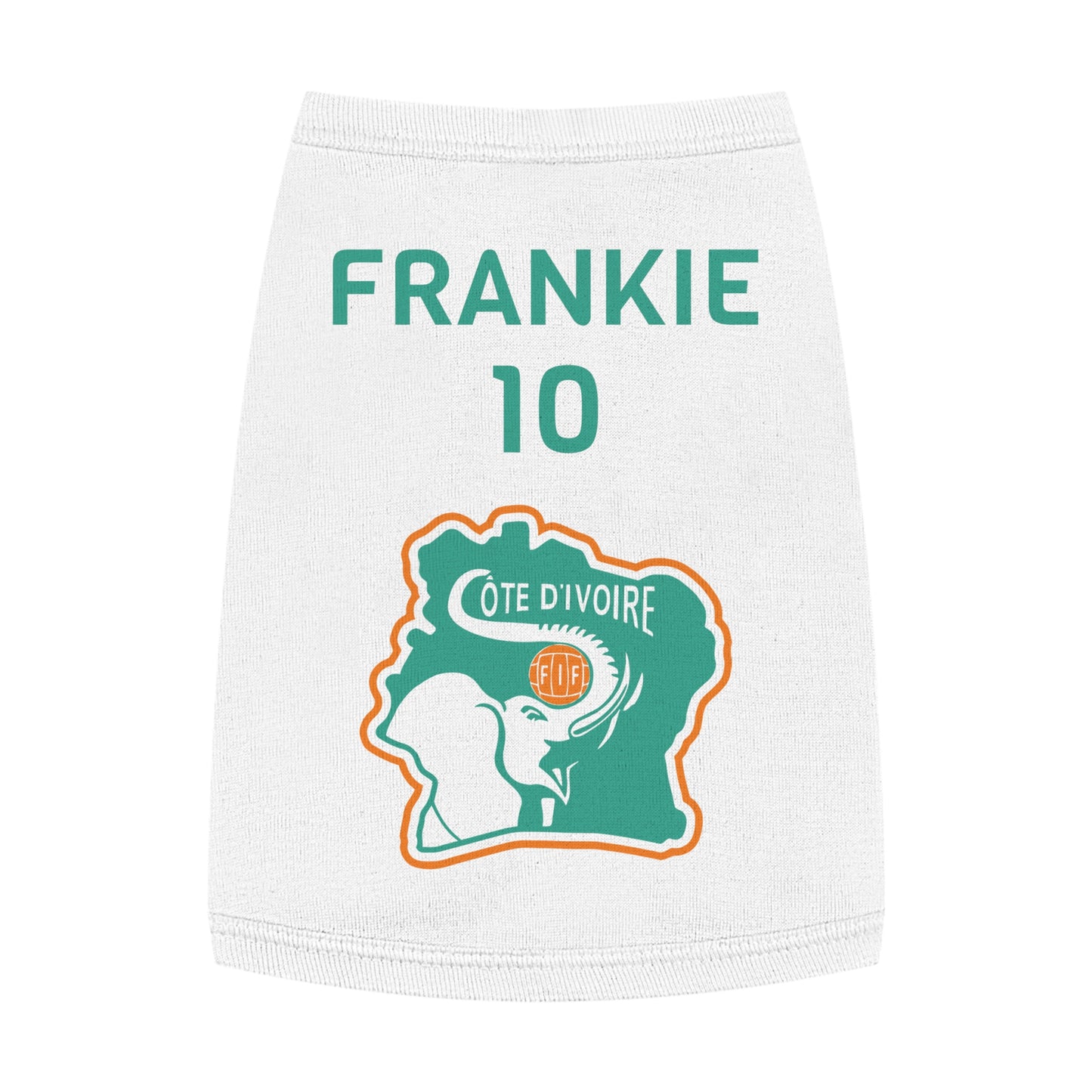 Customizable World Cup Pet Top — Team Cote D'Ivoire
