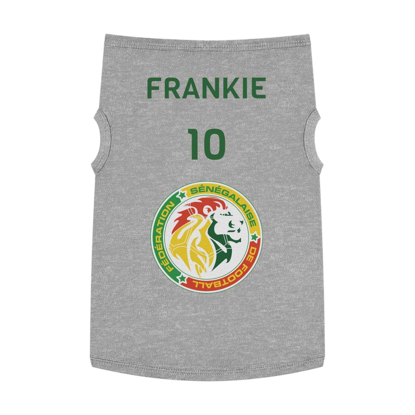 Customizable World Cup Pet Top — Team Senegal