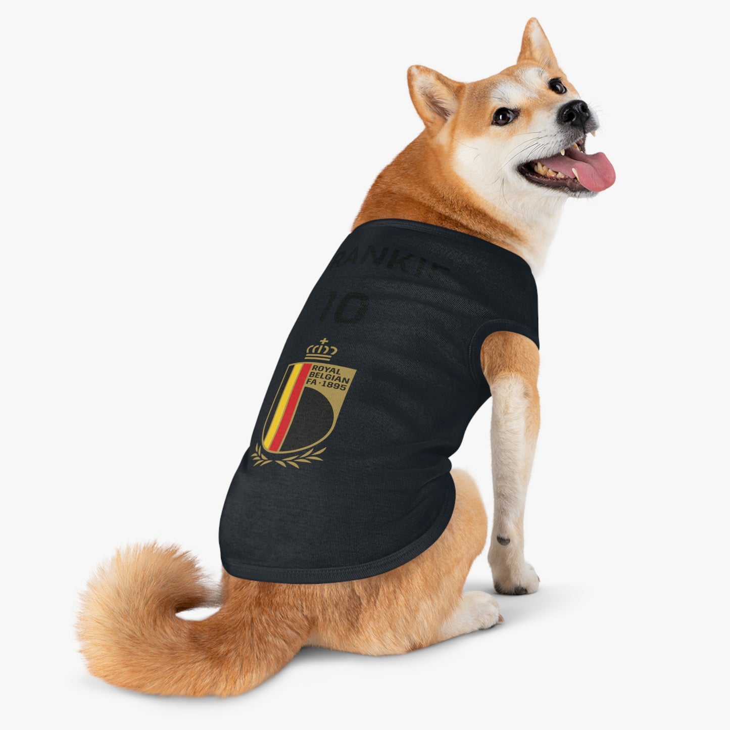 Customizable World Cup Pet Top — Team Belgium