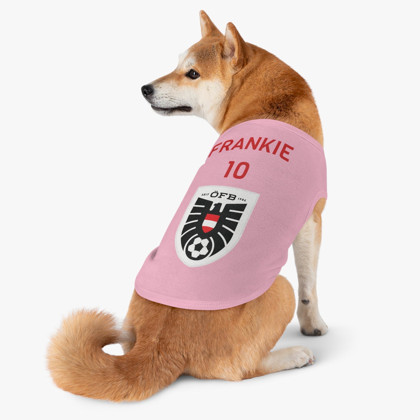 Customizable World Cup Pet Top — Team Austria