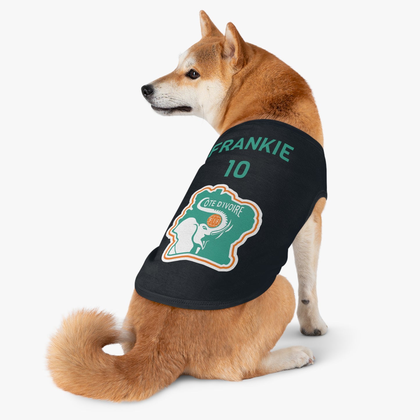 Customizable World Cup Pet Top — Team Cote D'Ivoire