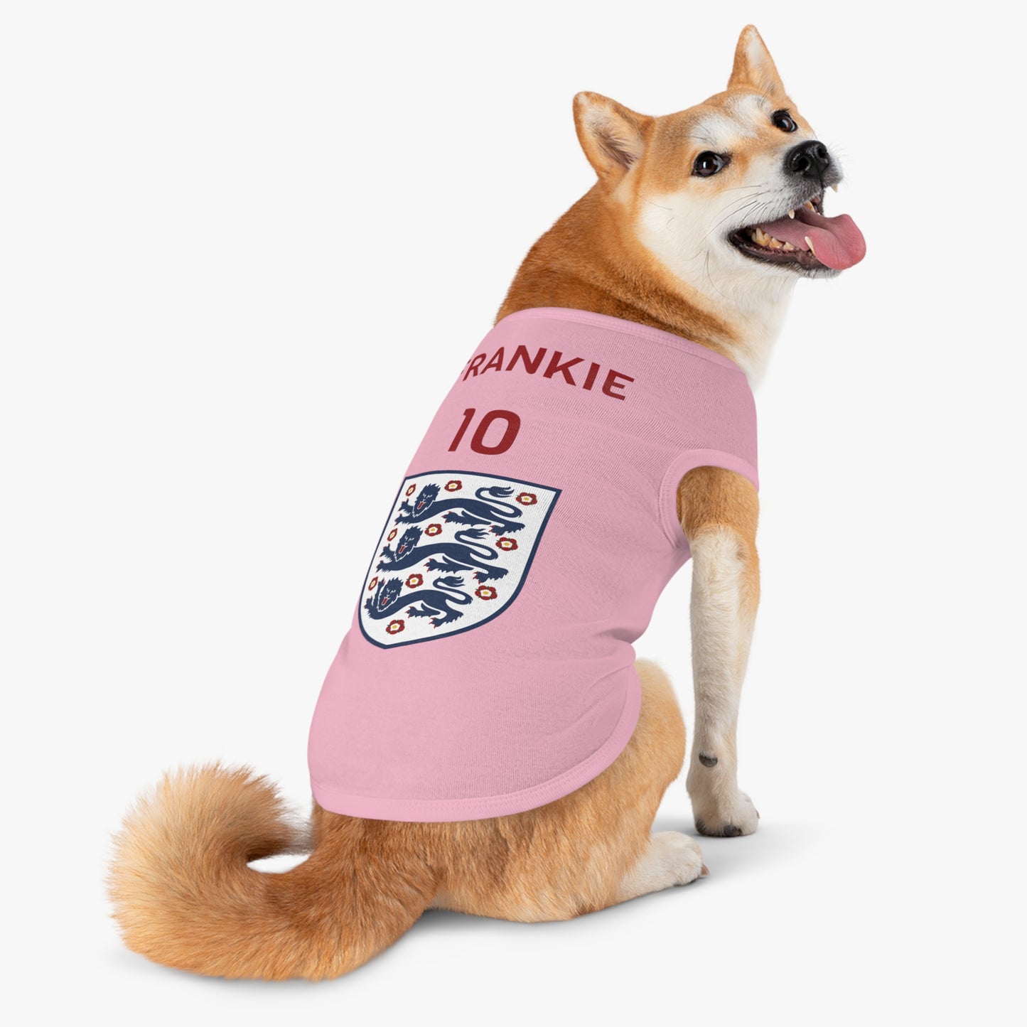 Customizable World Cup Pet Top — Team England