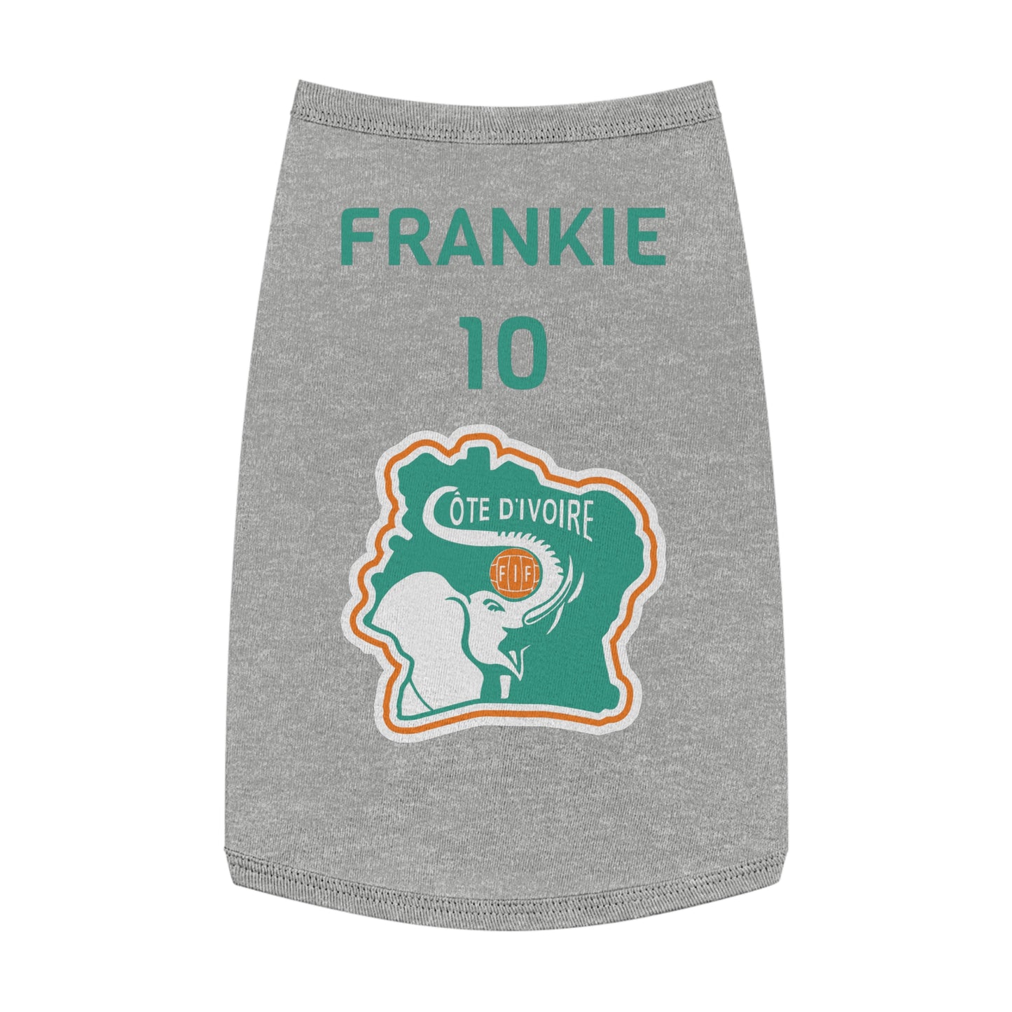 Customizable World Cup Pet Top — Team Cote D'Ivoire