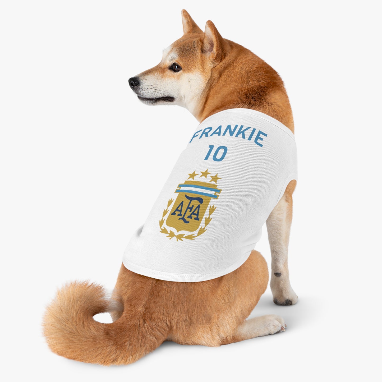 Customizable World Cup Pet Top — Team Argentina