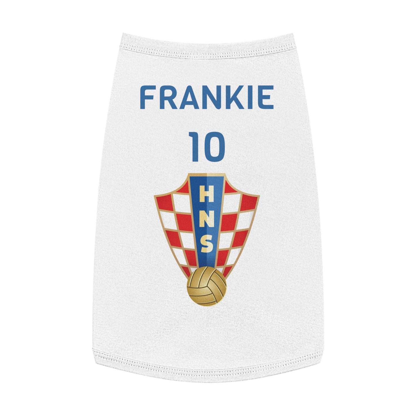 Customizable World Cup Pet Top — Team Croatia