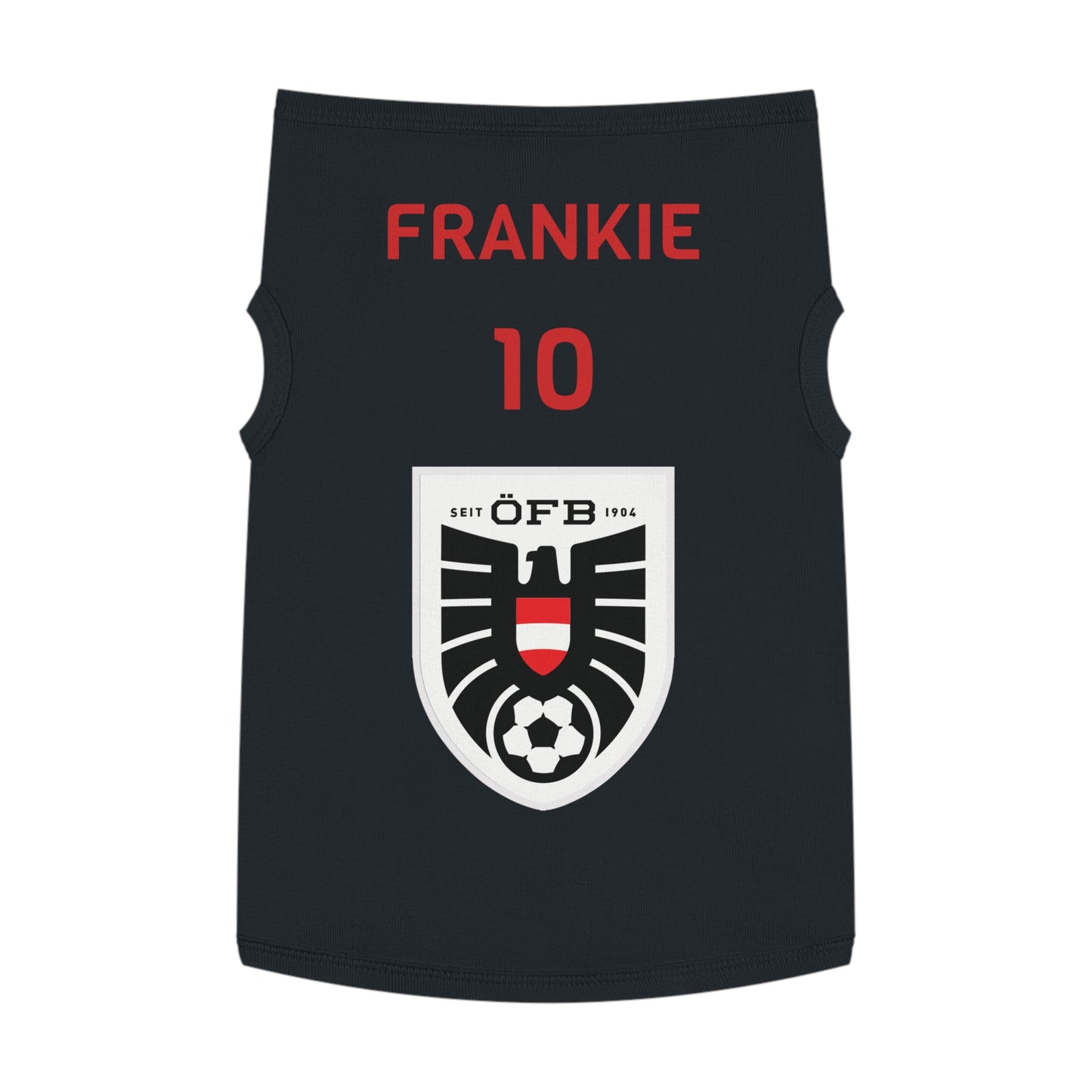 Customizable World Cup Pet Top — Team Austria