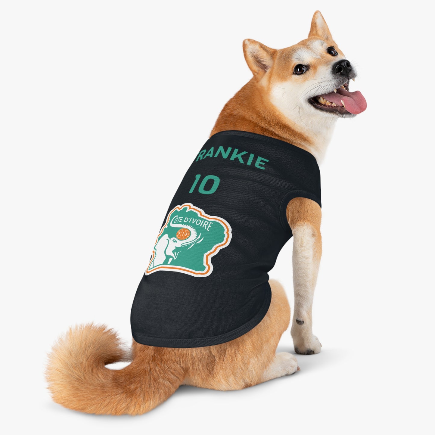 Customizable World Cup Pet Top — Team Cote D'Ivoire