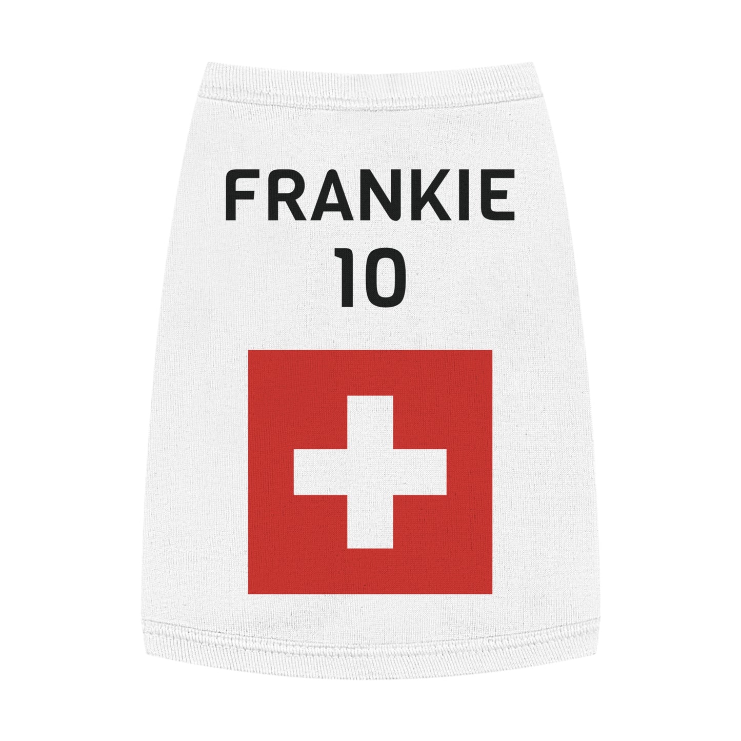 Customizable World Cup Pet Top — Team Switzerland