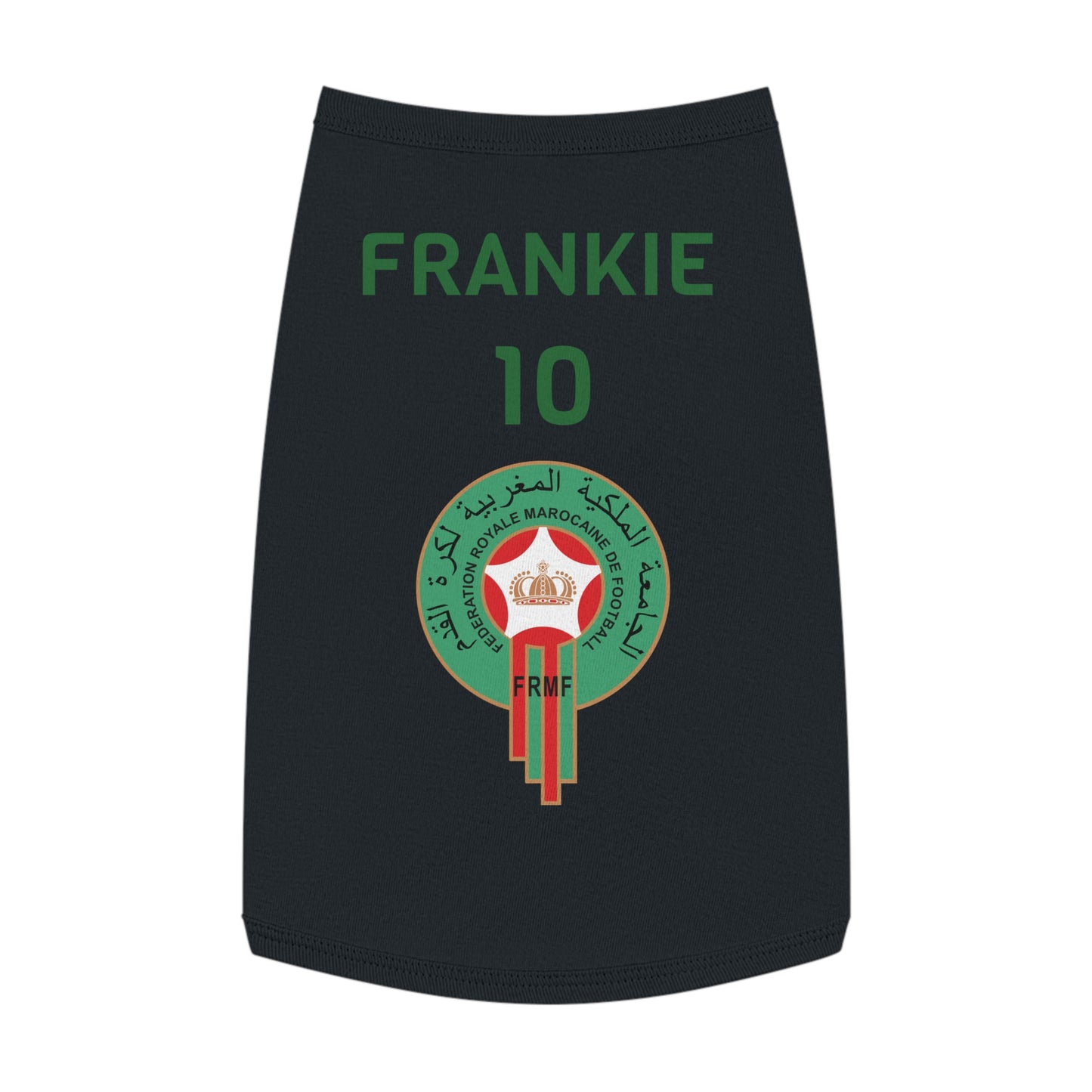 Customizable World Cup Pet Top — Team Morocco
