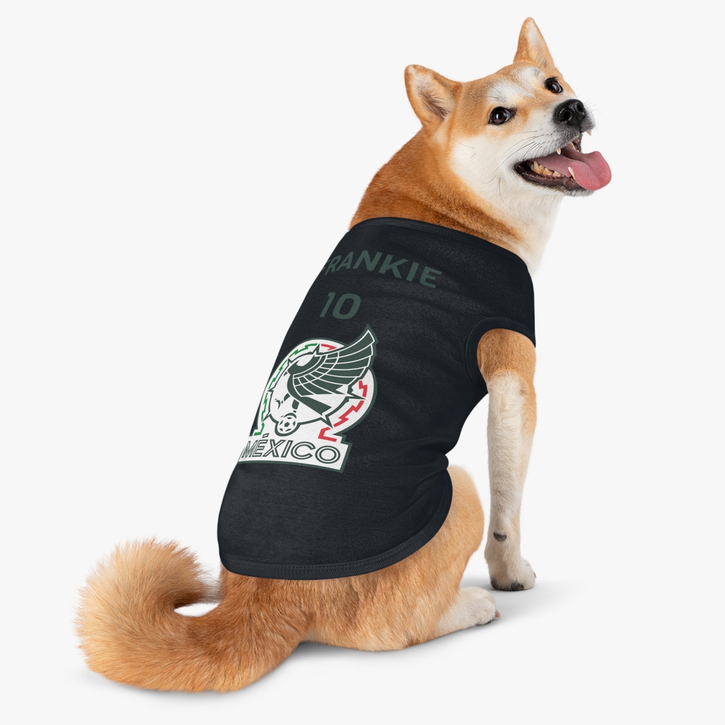 Customizable World Cup Pet Top — Team Mexico