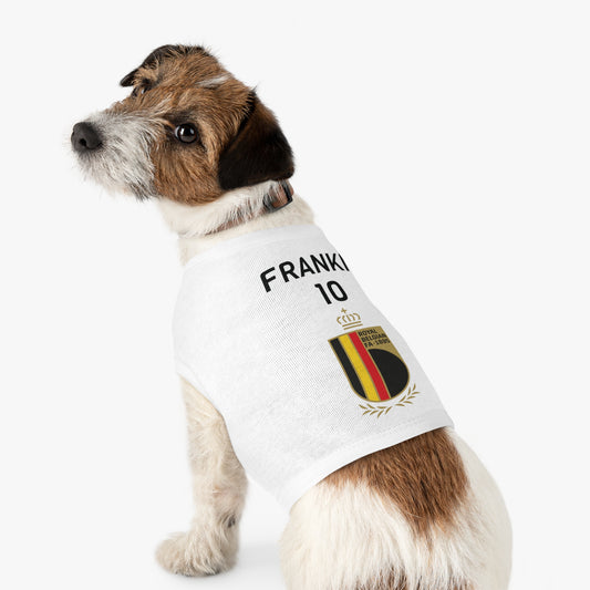 Customizable World Cup Pet Top — Team Belgium