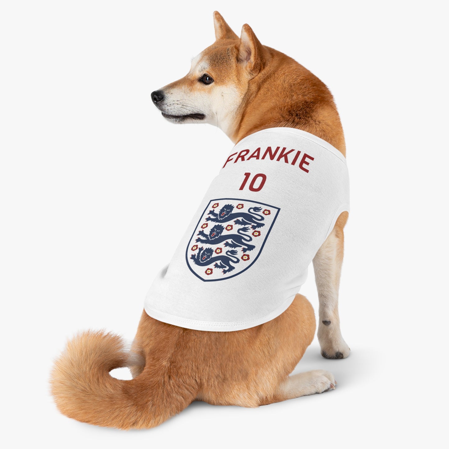 Customizable World Cup Pet Top — Team England