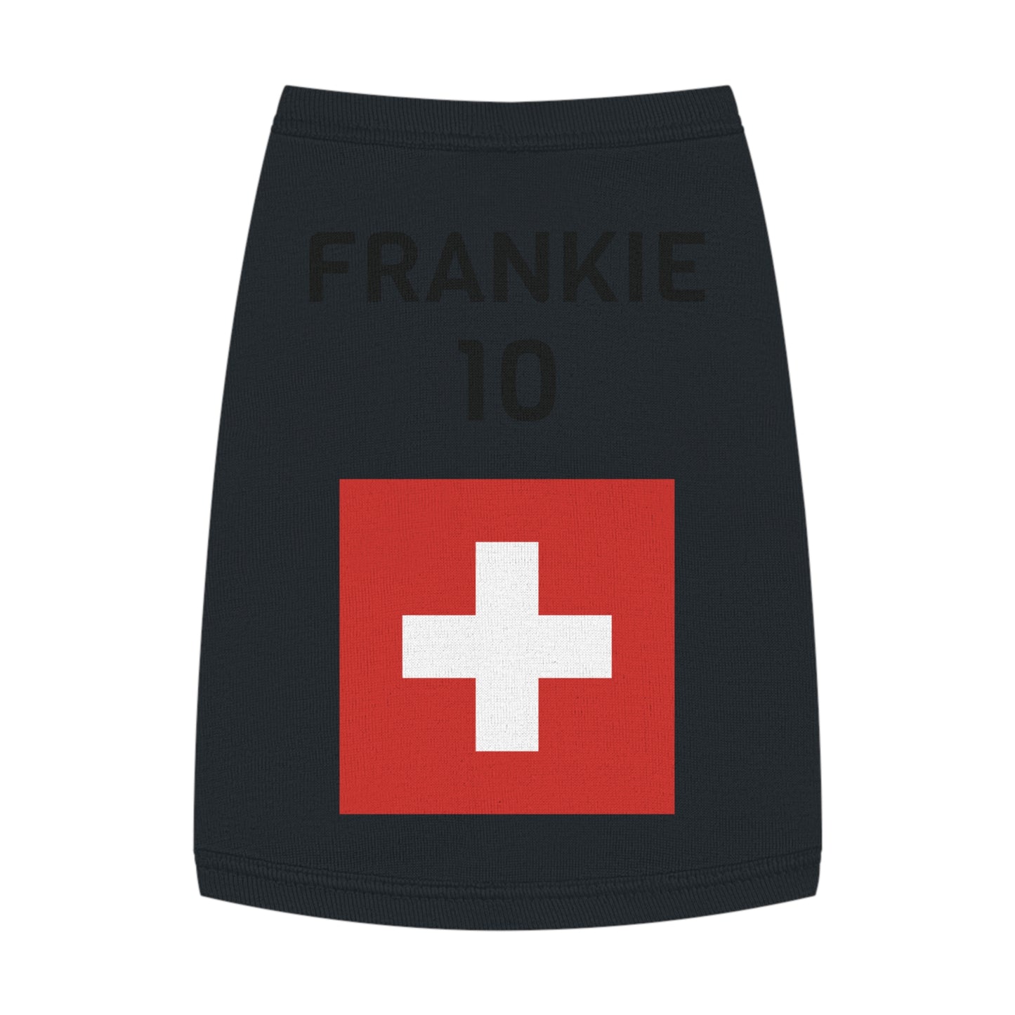 Customizable World Cup Pet Top — Team Switzerland