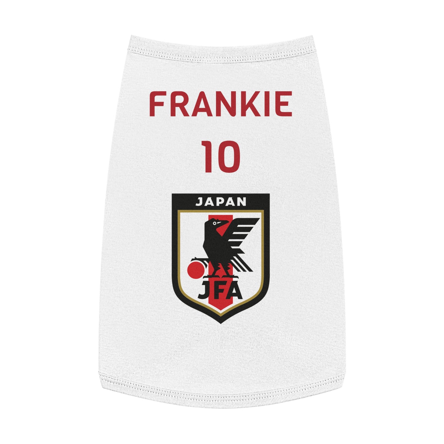 Customizable World Cup Pet Top — Team Japan