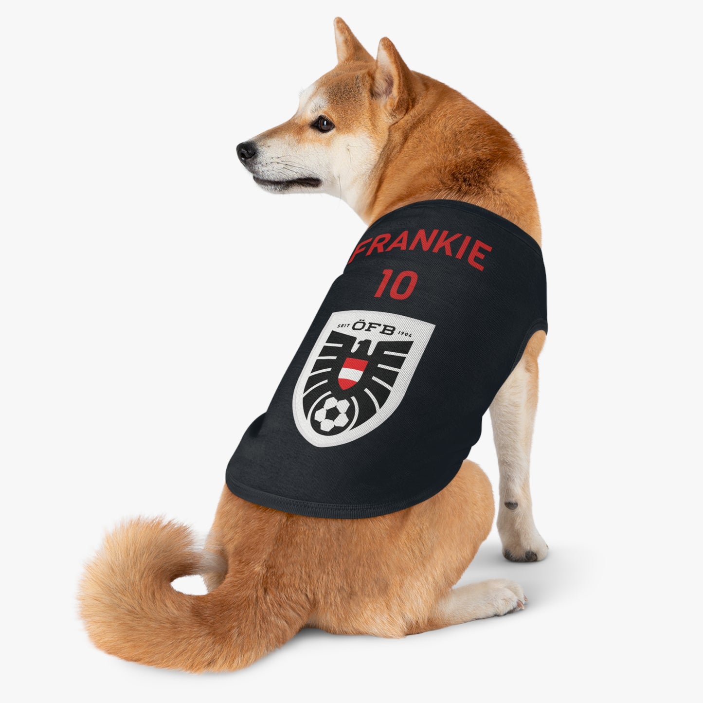 Customizable World Cup Pet Top — Team Austria