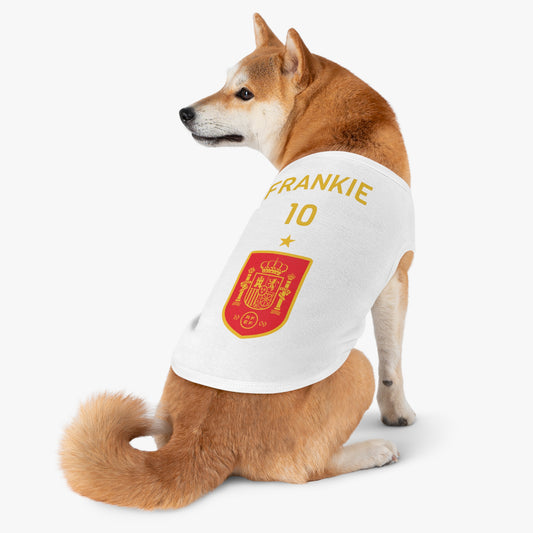 Customizable World Cup Pet Top — Team Spain